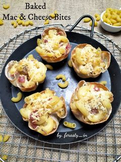 Foto resep Baked Mac N Cheese Bites