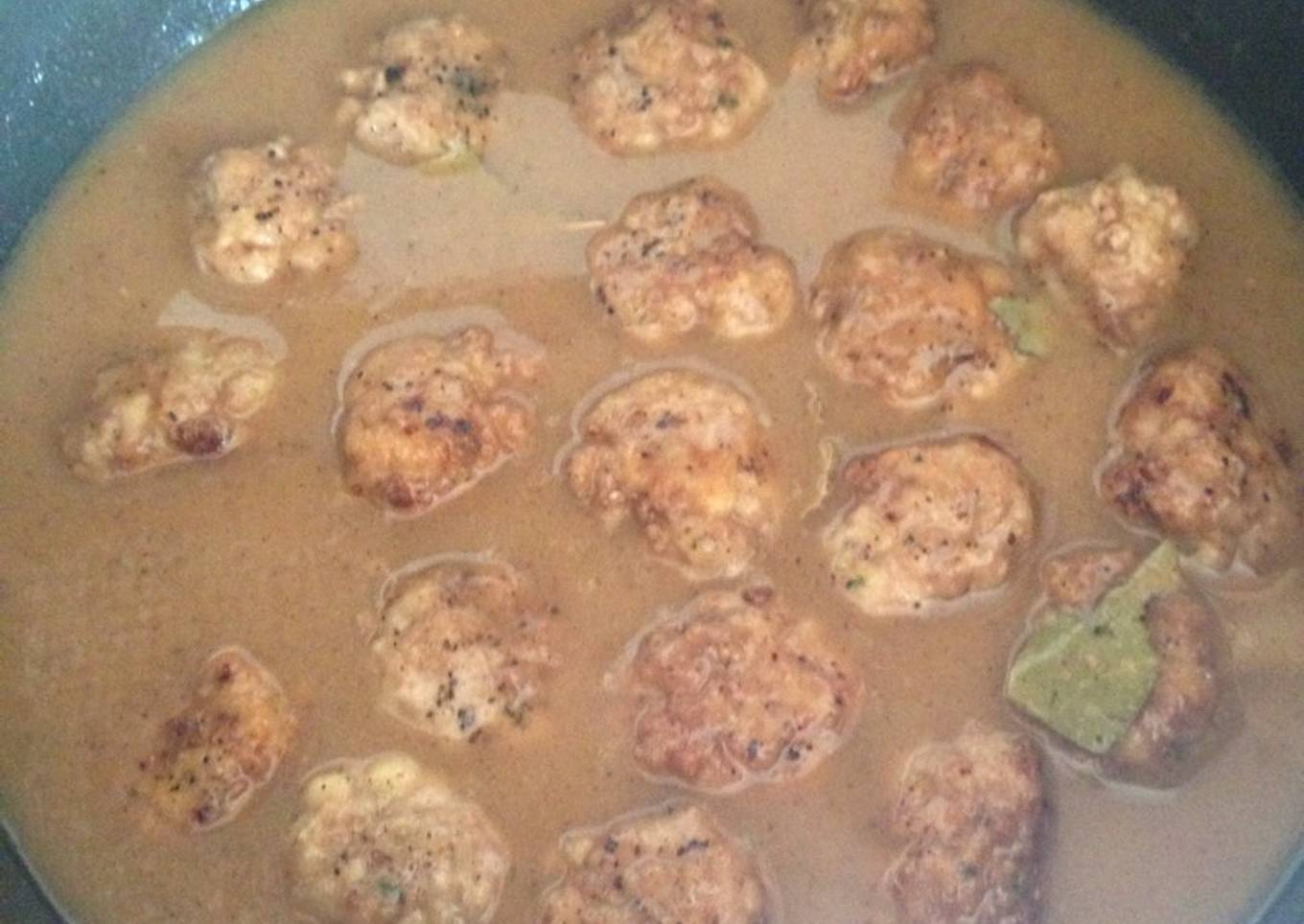 Albóndigas con salsa