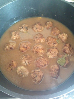 Una foto de Albóndigas con salsa