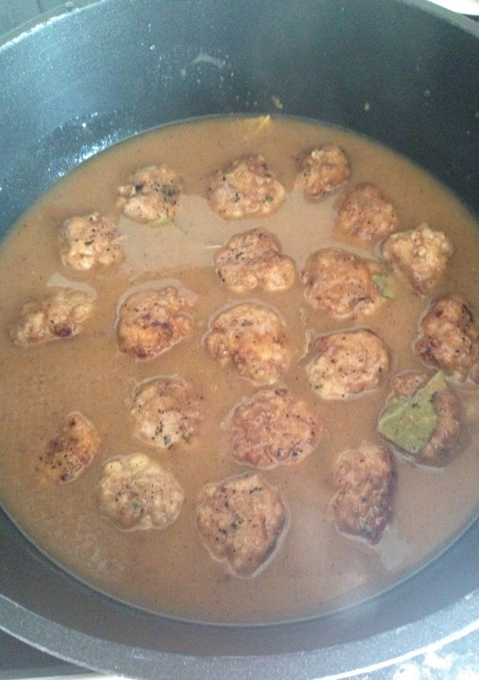 Una foto de Albóndigas con salsa