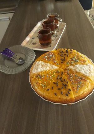 عکسی از دستور کیک پرتقالی خیس 🍊🍊🍊🍊