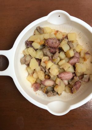 Foto resep MPASI 10 BulanTim[Kentang, Hati Sapi, Kacang Merah & Tomat]