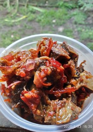Foto resep Sambal Paru Sapi