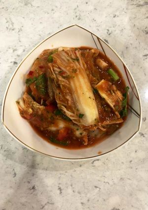 عکسی از دستور کیمچی ترشی معروف کره ای