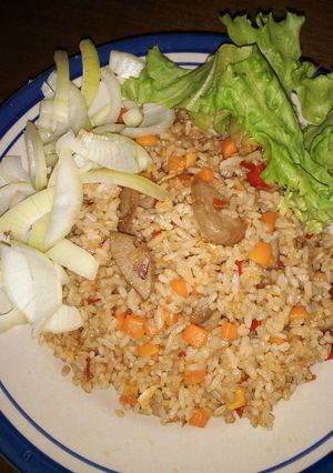 Foto resep Nasi Goreng ❤ (sarapan nasi goreng sayang haha)