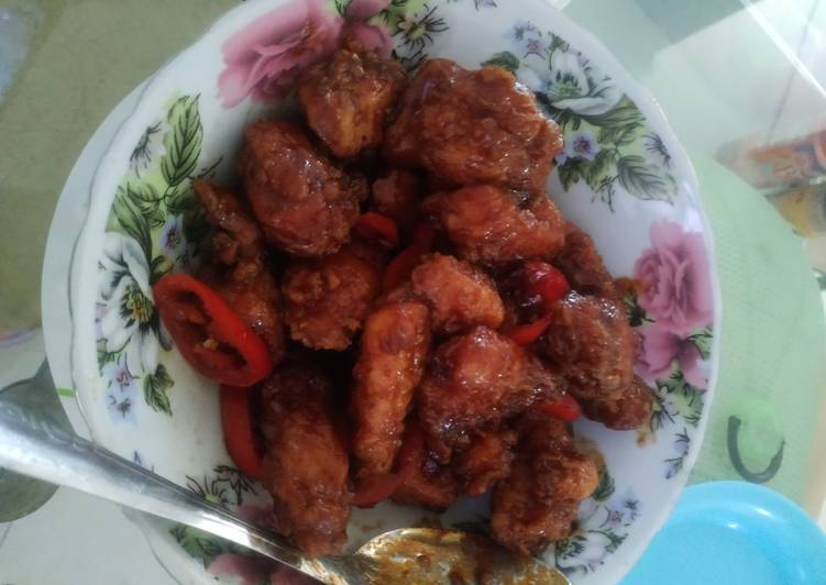 Karage kecap mentega