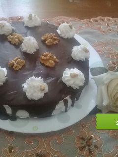 صورة لوصفة كيكة الشكولاطة