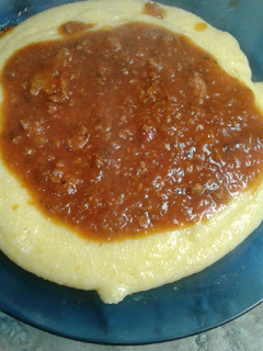 Una foto de Polenta cremosa