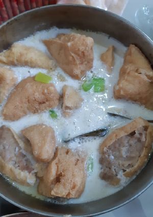 Foto resep Tahu Bakso Masak Santan
