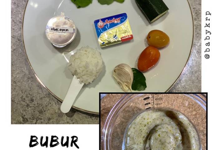 Mpasi 7 bulan: bubur hati katuk