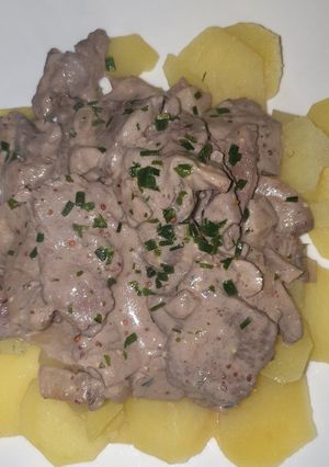 Une photo de Boeuf façon Stroganov