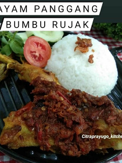 Foto resep Ayam Bakar Bumbu Rujak