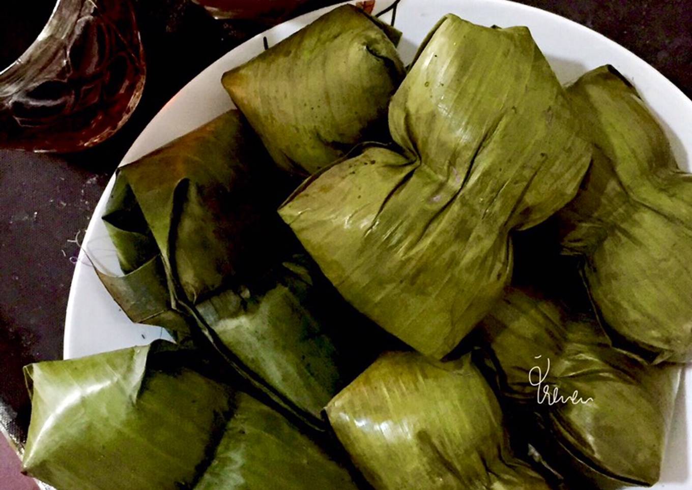 Lontong Nasi (sisa) Isi Tempe ♻️