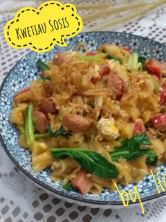 Foto resep Kwetiau Sosis