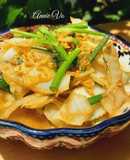 Cải thảo xào tỏi thì là