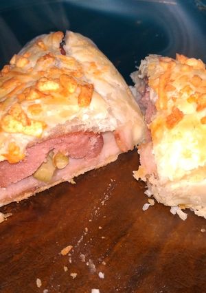 Una foto de Pancho tipo empanada