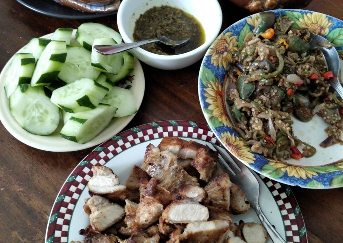 Babi panggang Nias + sambal andaliman
