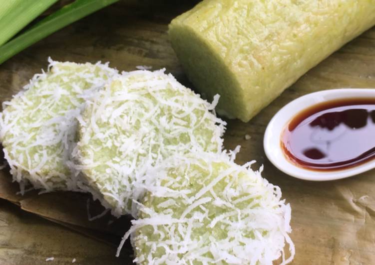 Langkah Langkah Memasak Kuih Lopes Pandan yang Cepat