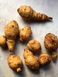 Roasted sunchokes - or Jerusalem artichokes