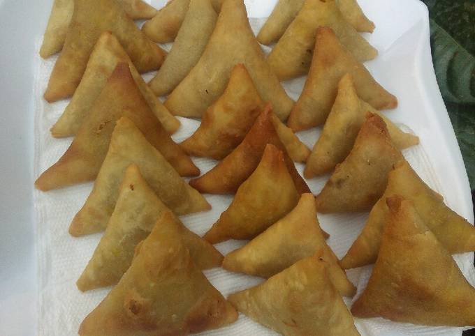 Samosa wrapped