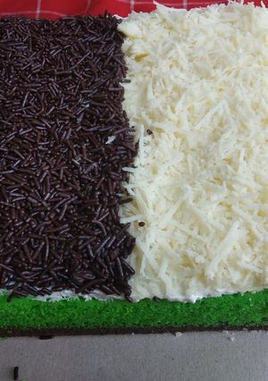 Foto resep Brownies kukus coklat pandan