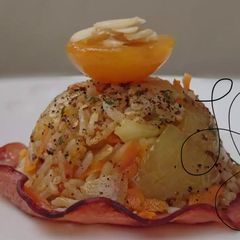 Onion And Carrot Fried Rice A picture of Onion And Carrot Fried Rice.