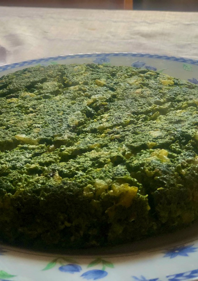 Una foto de Tortilla de espinaca!