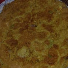 Egg paratha A picture of Egg paratha.