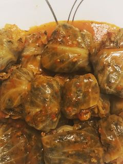 عکسی از دستور دلمه کلم برگ
