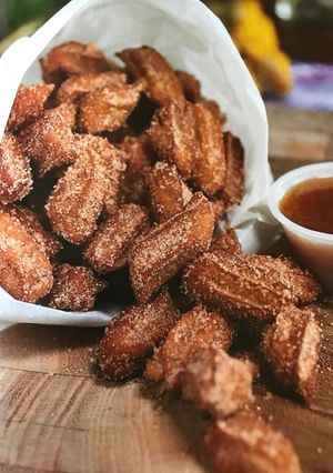 A picture of Mini Churro bites.