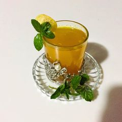 A picture of Turmeric tea.