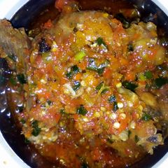 A picture of Grilled chicken sauce.