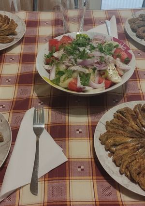 Φωτογραφία της συνταγής Γαύρος στο τηγάνι με τη συνταγή του live kitchen