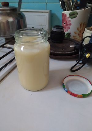Una foto de Leche condensada casera