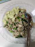 Nasi goreng teri cabe hijau
