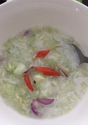 Foto resep Timun bakarik(timun kuah santan)