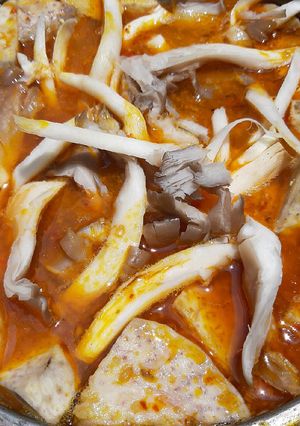 Hình của món Lẩu bò.