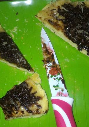 Foto resep Pizza coklat keju by ricecooker
