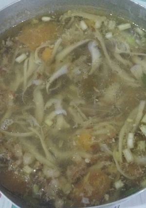 Foto resep Cara membuat sop jamur tiram hitam mudah,praktis dan nikmat