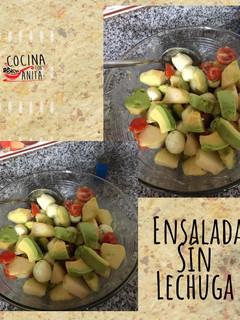 Una foto de Ensalada de lechuga