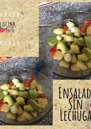 Una foto de Ensalada de lechuga