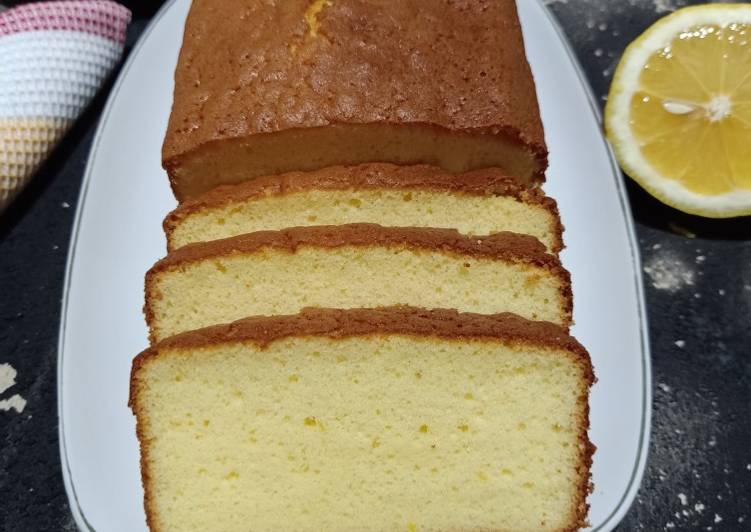 Resep Classic Lemon Cake (Lembut, Enak &amp; Irit), Sempurna