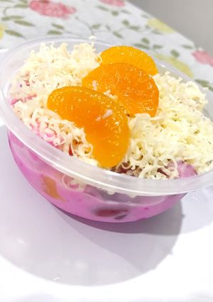Foto resep Happy fruit salad (salad buah)