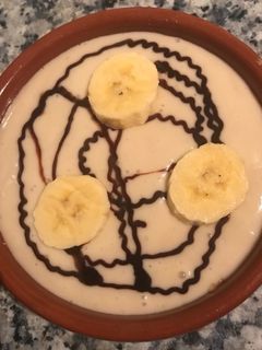 Una foto de Mousse de plátano individuales