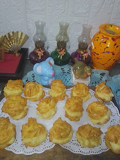 Foto resep Sus / Soes / Choux Pastry Vla Tape Singkong~No Butter n No Mixer