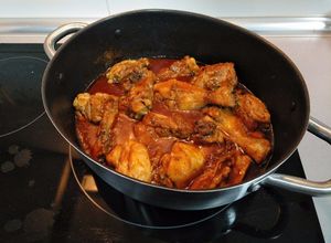 Foto principal de Pollo en salsa de Coca-Cola y ketchup con toque picante