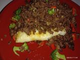 Tumis Daging Telor Ceplok