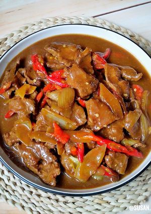 Foto resep Tumis Daging Sapi Bawang Bombay
