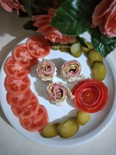 عکسی از دستور نیمرو لبو تخم مرغ