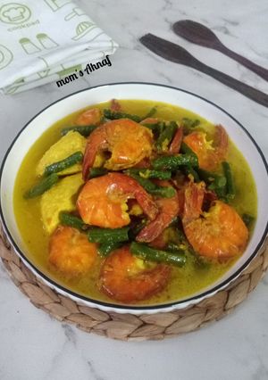 Foto resep Gulai Udang Kacang Panjang